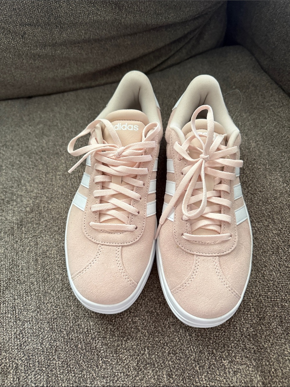 Pink adidas shoes